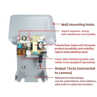 HIKVISION 12 В 2 А питание камеры, защита безопасности, видеонаблюдение, аксессуары для видеонаблюдения, отличительное 12 В, наружное гидроизоляция — изображение 3