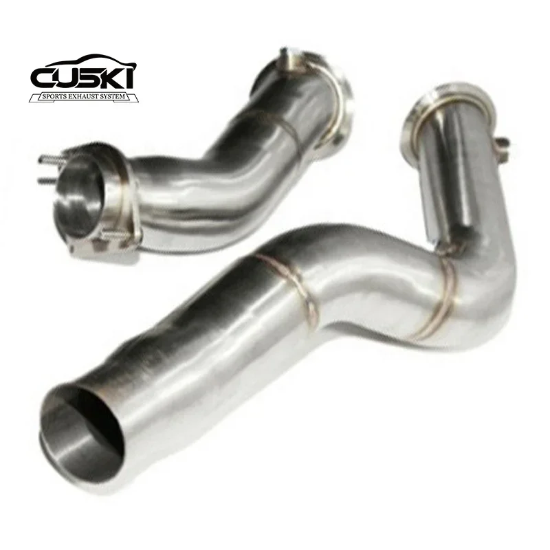 Quality Exhaust Downpipe For M4 F80 F82 3.0T 2014- Stainless Steel Catless downpipe without Car Exhaust System