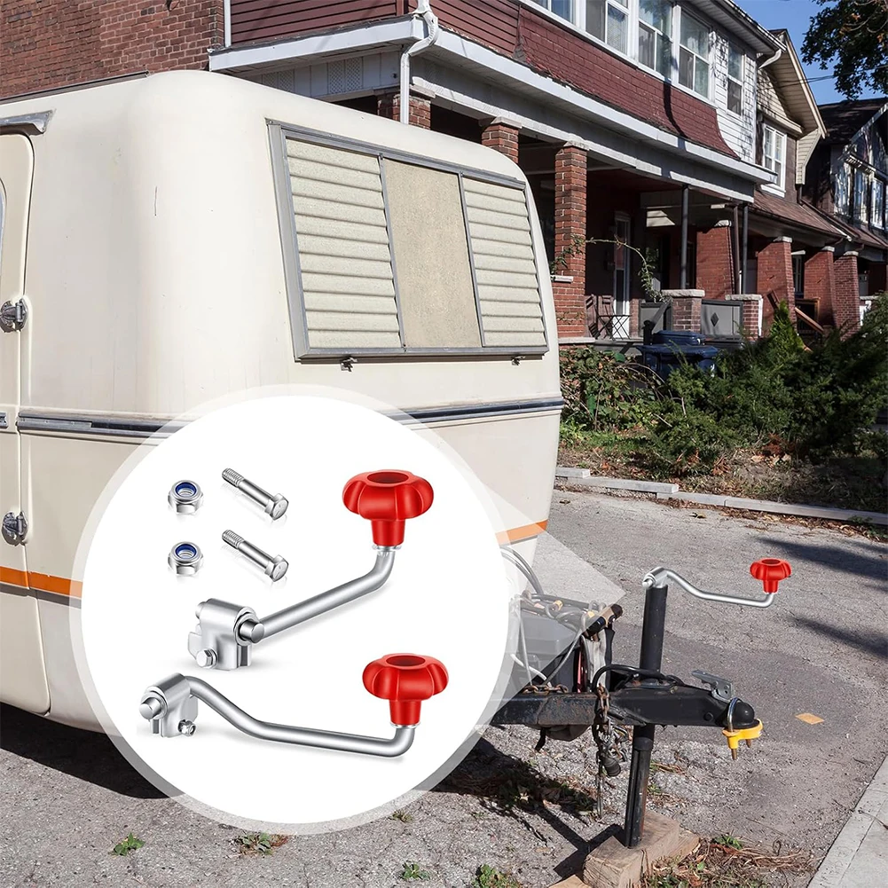 Universal Trailer Jack Handle Set Carbon Steel