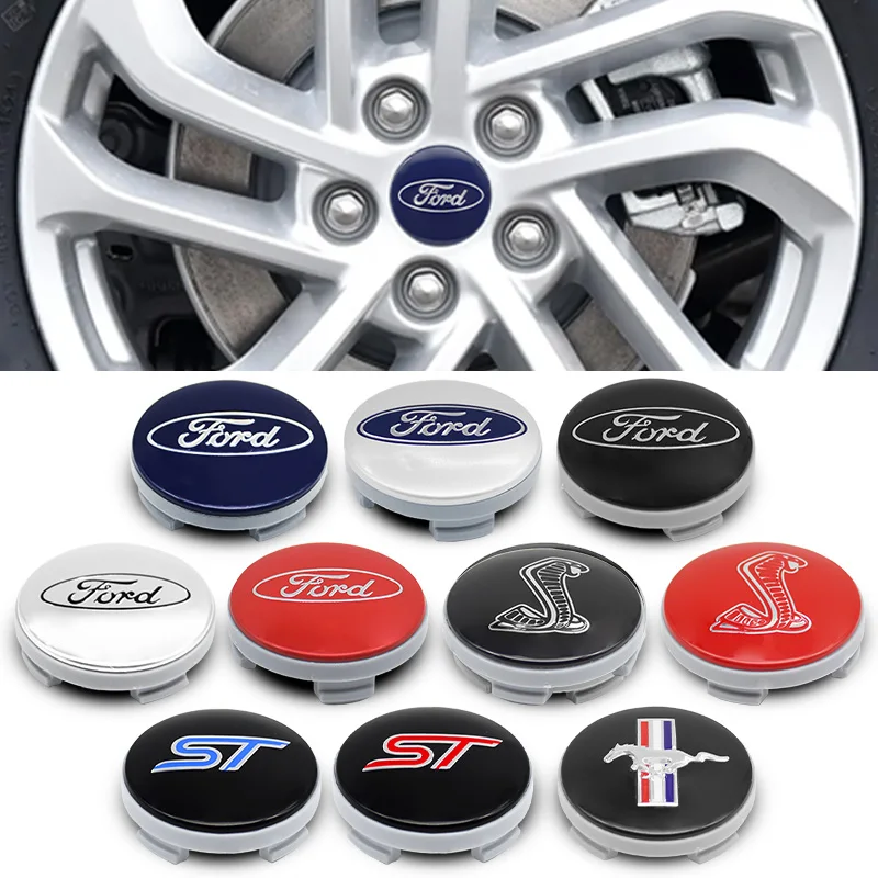 4Pc 54mm Car Wheel Center Cap Hub Covers Badge Accessories For Ford Focus 2 Mk3 Mondeo Max Fusion Ranger Escort Explorer Mustang