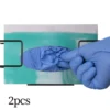 2Pcs Disposable Glove Dispenser Metal Glove Rack, Versatile Rubber Gloves Wall Mount Wire Rack Box for Kitchen Organizer Latex 2