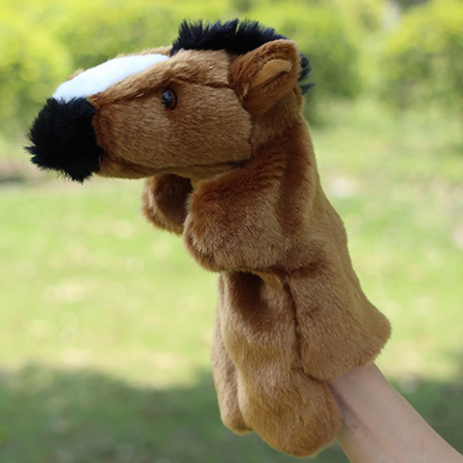 Stuffed Hand Puppet Parent-Child Doll Hand Puppet Party Favours Kids Toys Party Gift Fiesta 1pc plush toys