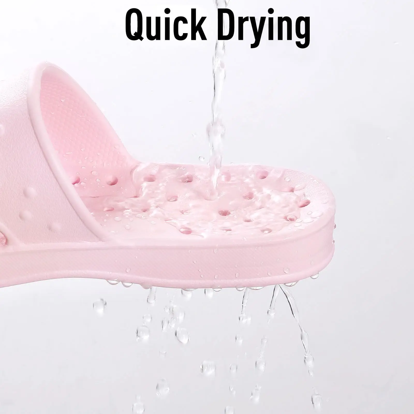 Comwarm Shower Slides For Women Men Soft Bathroom Flats Shoes Couple House Non-Slip Slippers Light Quick Drying Pool Beach Slide 3