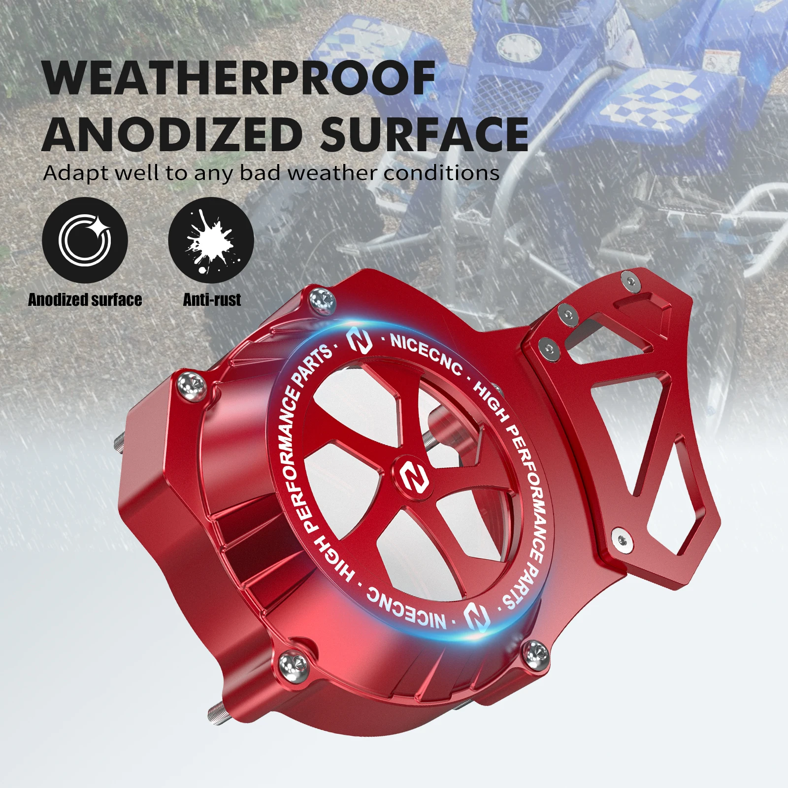 NICECNC Para Yamaha 200 Blaster, Cubierta De Bomba De Aceite De Motor De Aluminio, Accesorios Para ATV Yamaha Blaster 200 YFS200 1988-2006 YFS200SE - View #8