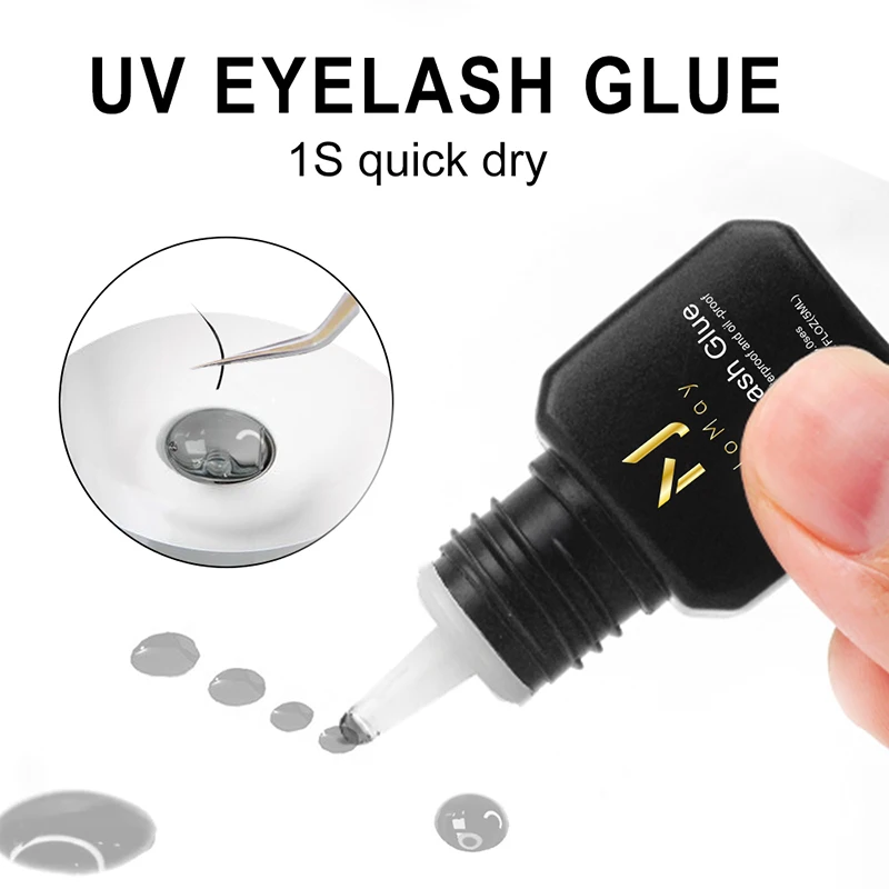 JOMAY Lash Glue UV Lash Glue 5ml Eyelash Extension Adhesive Long Lasting Fast Dry Korean Glue 1S 5