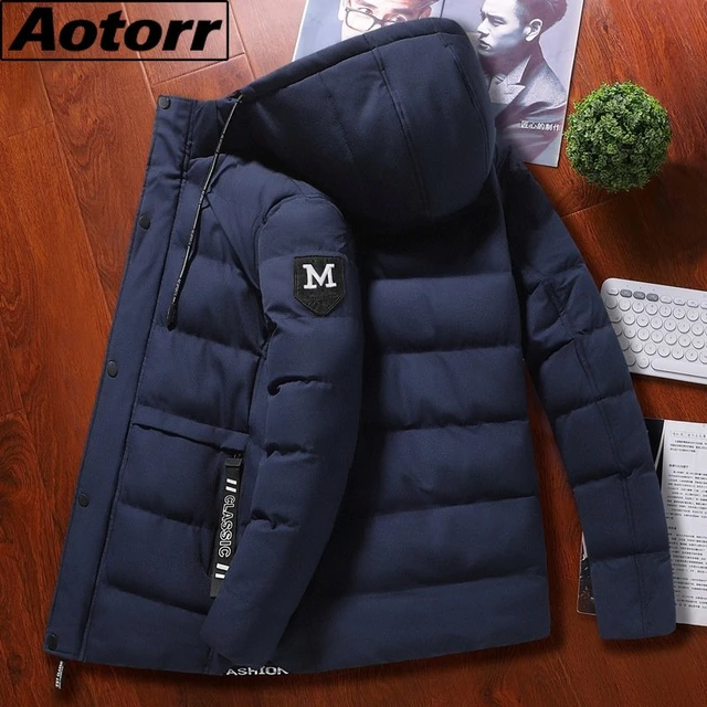 Winter Jacket Men Thicken Warm Parkas Men Casual Long Outwear Hooded Collar  Jackets Coats Parkas Hombre Invierno Dropshipping - AliExpress