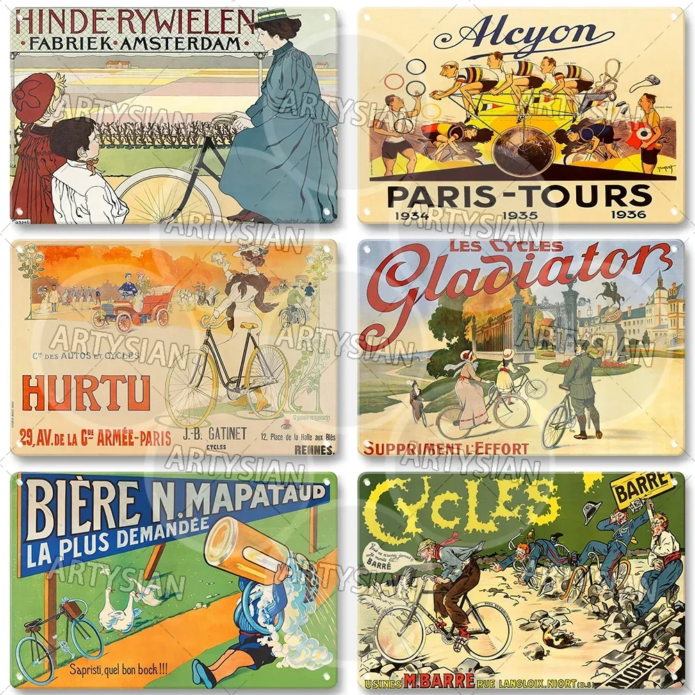 Plaques anciennes vélos - Collection