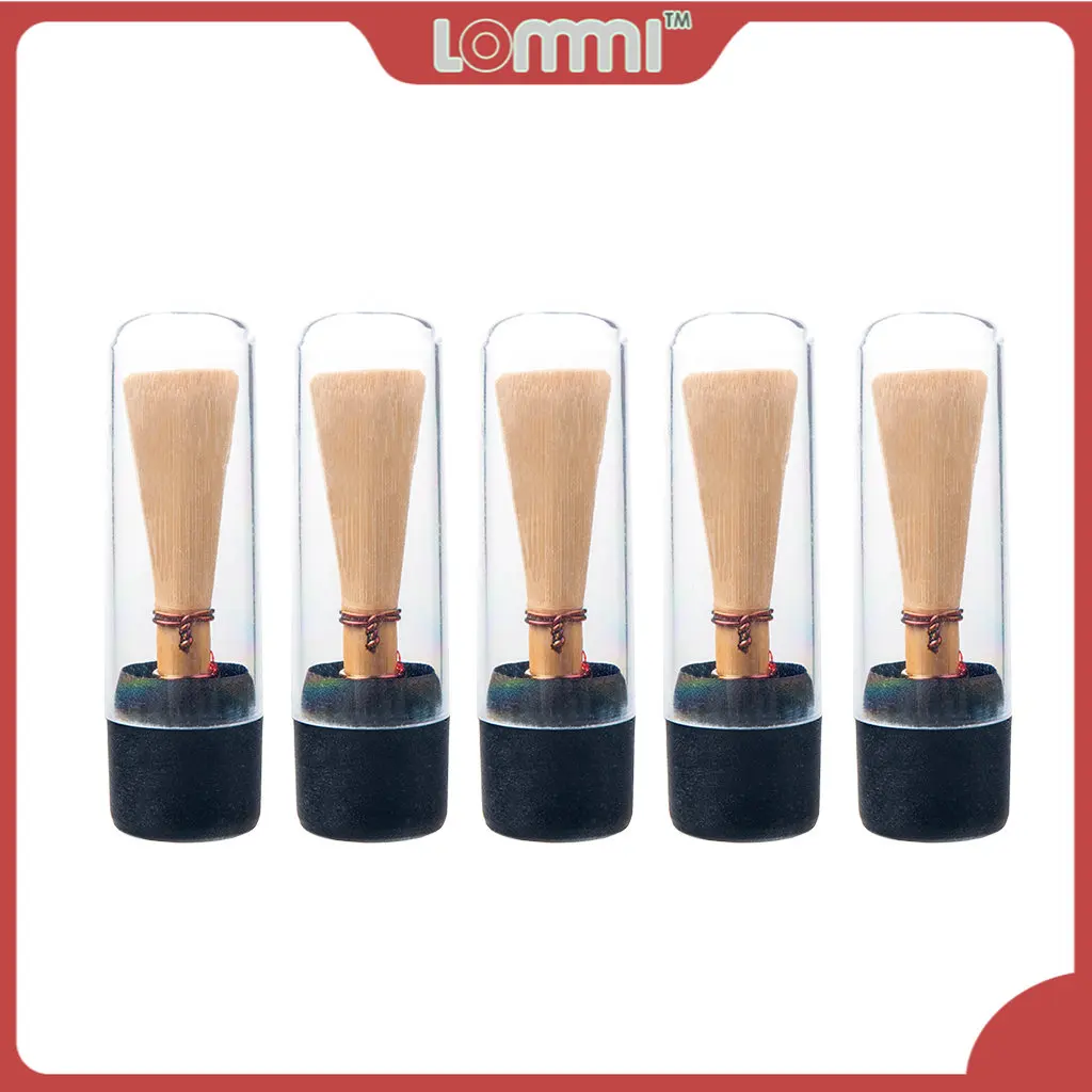 1PC5PCSBassoonReedsHardnessMediumWithCaseWoodwindMusicalInstrumentBassoonParts
