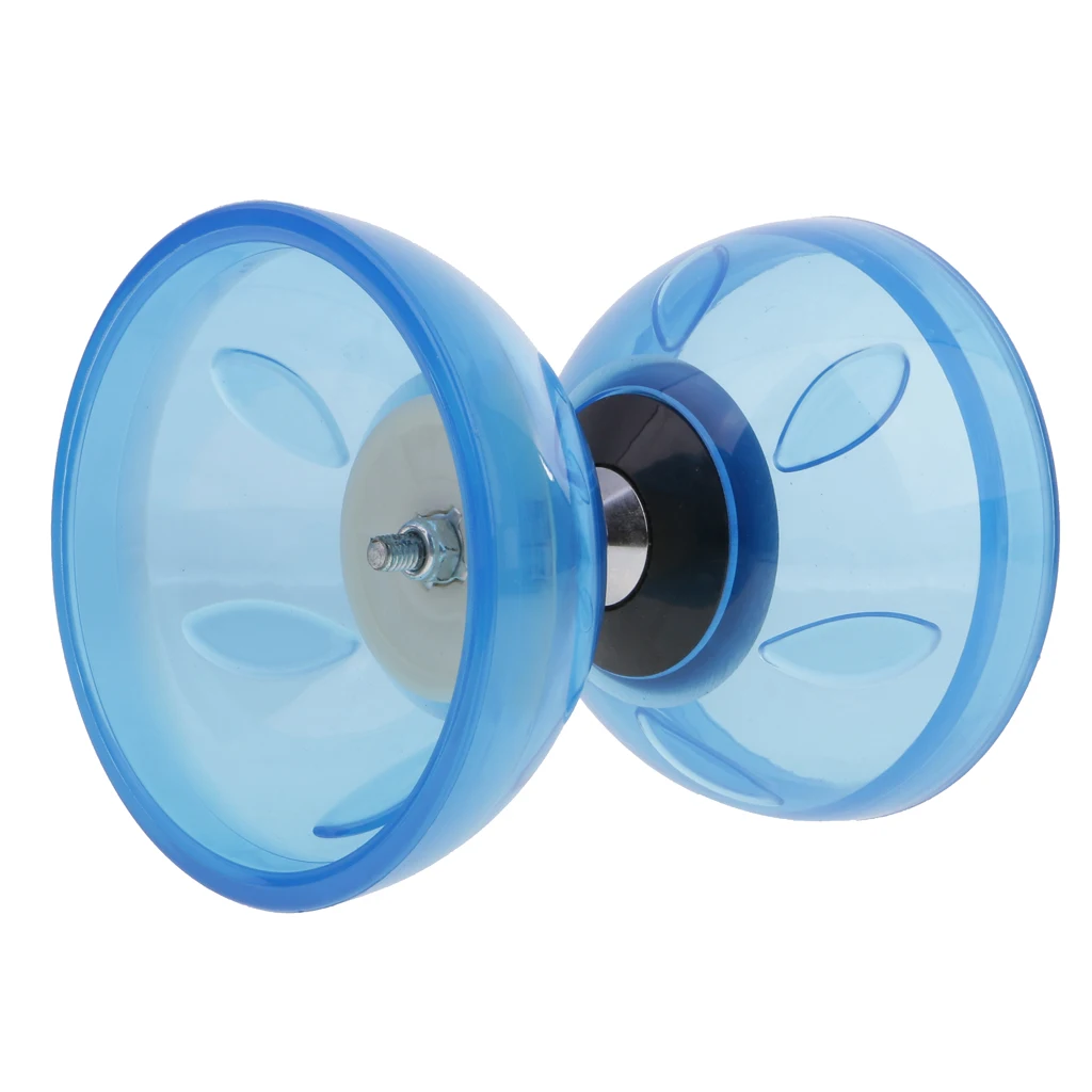 Yoyo Ball Diabolo Toy Traditional Game Triple Diabolo Bearings Set with Sticks Rope Rubber Yoyo Balls Juggling Diabolo Clown Toys Gifts for Kids Adult