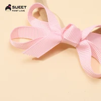 Mini Hair Bows Girl Bowknot Headband for Newborn Baby Girl Elastic Rubber Bands for Kids Toddler's Hairbands Baby Accessories 2