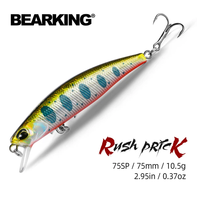 Bearking New Arrivial Rush Prick Quality Fishing Lures 75mm 10.5g