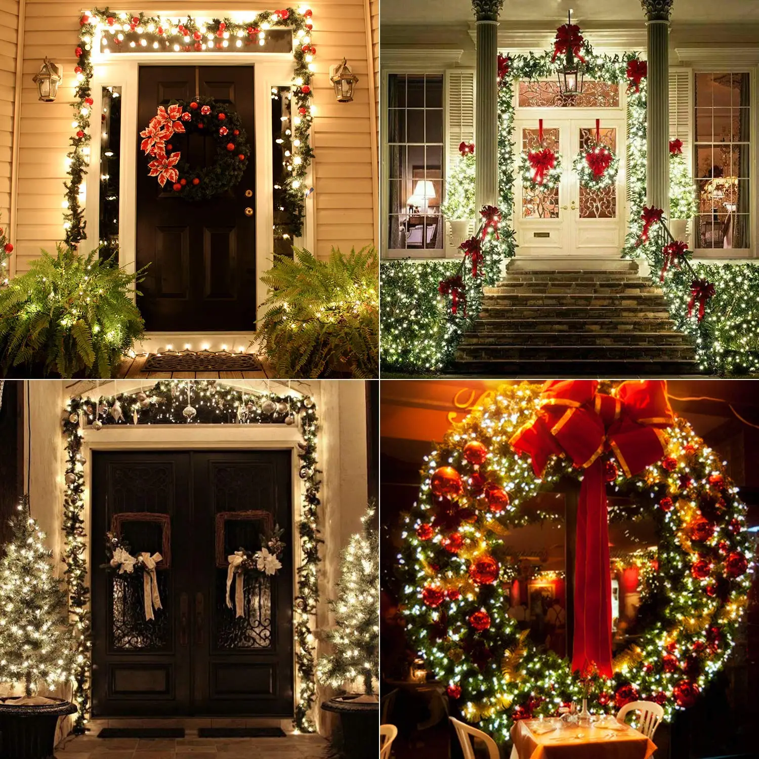 Halloween LED String Lights - 8 Modes Battery-Powered Orange/Purple/Warm Lights for Indoor and Outdoor Decorations - Image 6