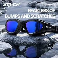 Scvcn Polarized Swimming Goggles Anti-Fog UV Protection Adjustable Men Women Swimming Glasses Professional Waterproof Eyewear