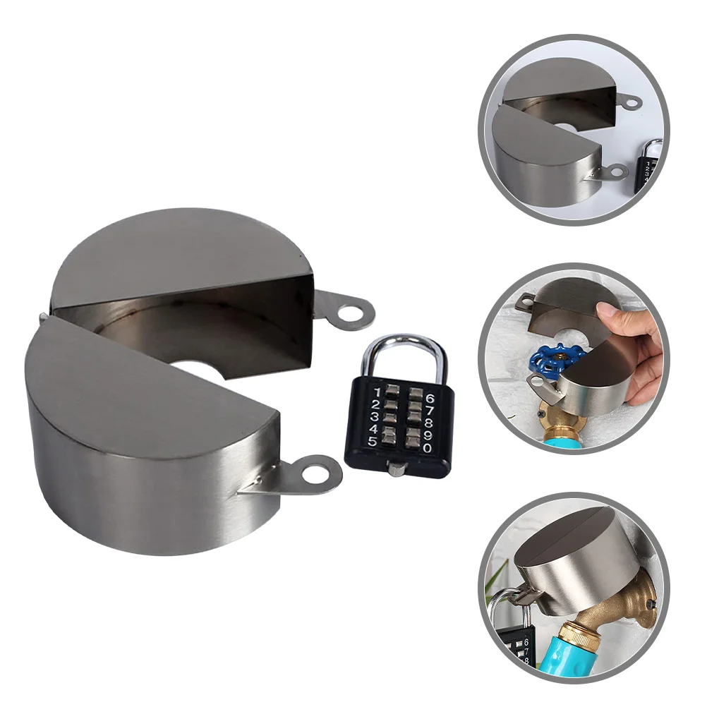 

Outdoor Faucet Lock Anti-Theft Garden Hose Tap Lock Water Spigot Lock Faucet Protection Cover For Kitchen Outdoor Garden
