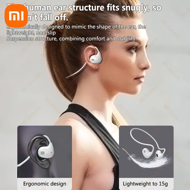 Xiaomi Wireless Bluetooth 5.3 Headphones Bone Conduction Waterproof Headset Stereo Over-Ear Sports Earphones Earbuds with Mic 4