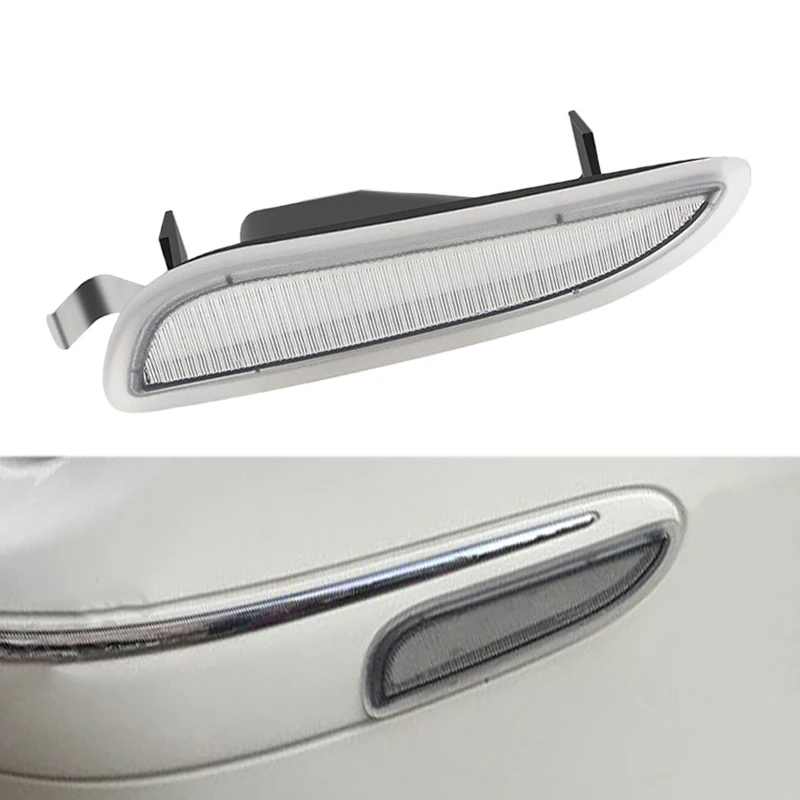 

Left Front Bumper Side Marker Light Lamp Housing Shell Cover 2098200121 Fit for Mercedes Benz C209 CLK-Class Coupe 2005-2007