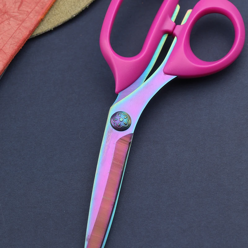 Left Handed Fabric Scissors 10in Professional Heavy Duty Dressmaking Shears  For Leather Sewing Embroidery Home Sewing Accessorie