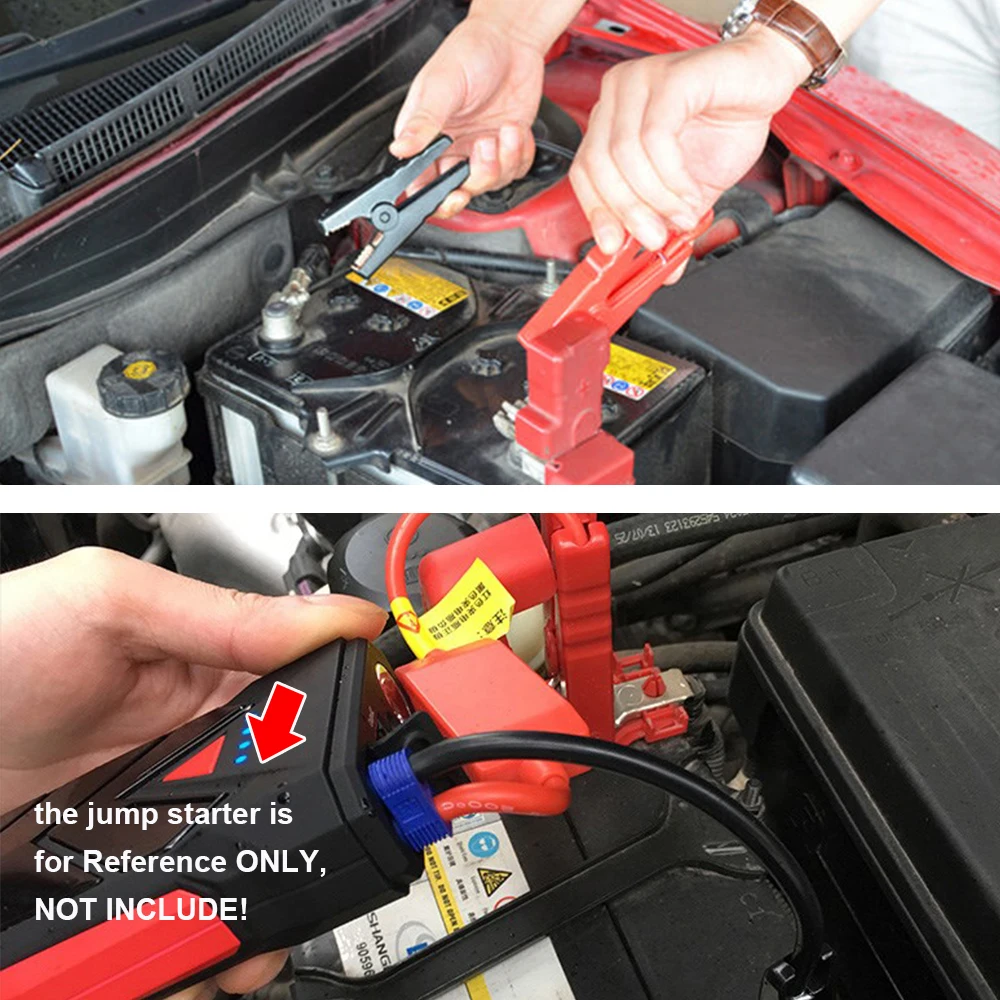 Jump Starter Clip 12V Jump Starter Alligator Clip For Car Trucks Emergency Battery Jump Cable Clamps EC5 Plug Connector