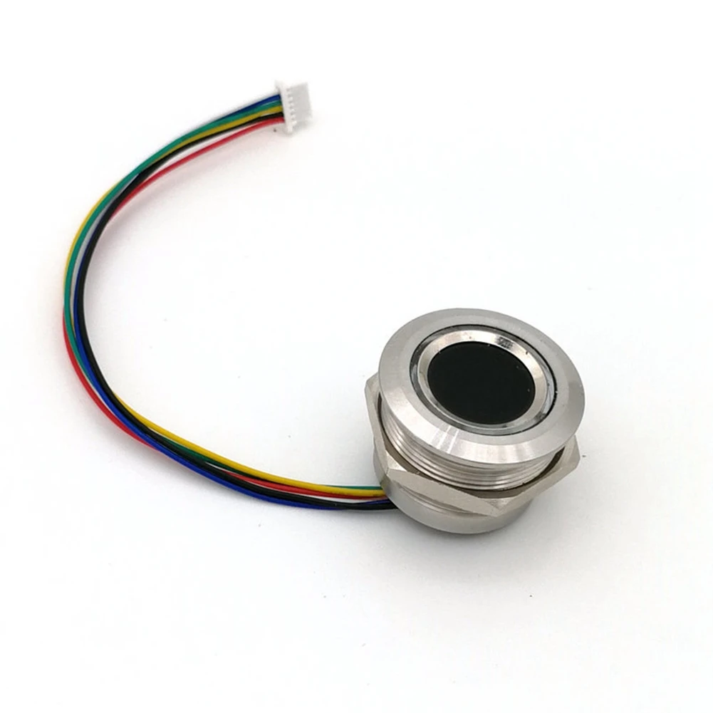 ABIY-R503 Circular Round Ring Indicator LED Control DC3.3V MX1.0-6Pin Capacitive Fingerprint Module Sensor Scanner-19mm