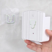 Support universel pour télécommande de climatiseur, 1 pièce, boîte murale blanche, support de rangement pour télécommande, support de chargement de téléphone 5
