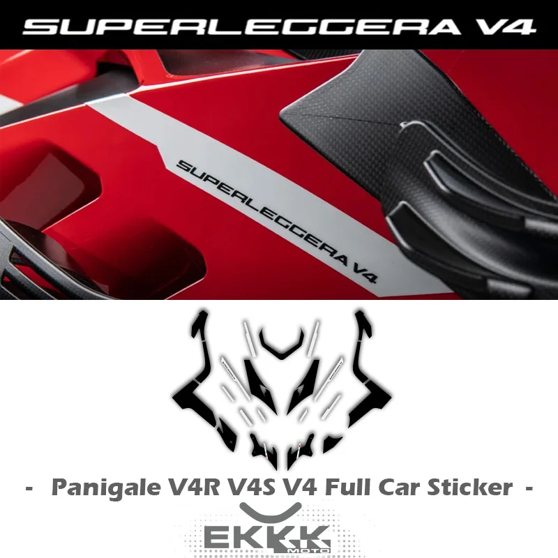 Ducati Panigale V4 V4S V4R Superleggera V4  ü ڵ ƼĿ, Į ҷο  ΰ ü ڵ Į ƼĿ