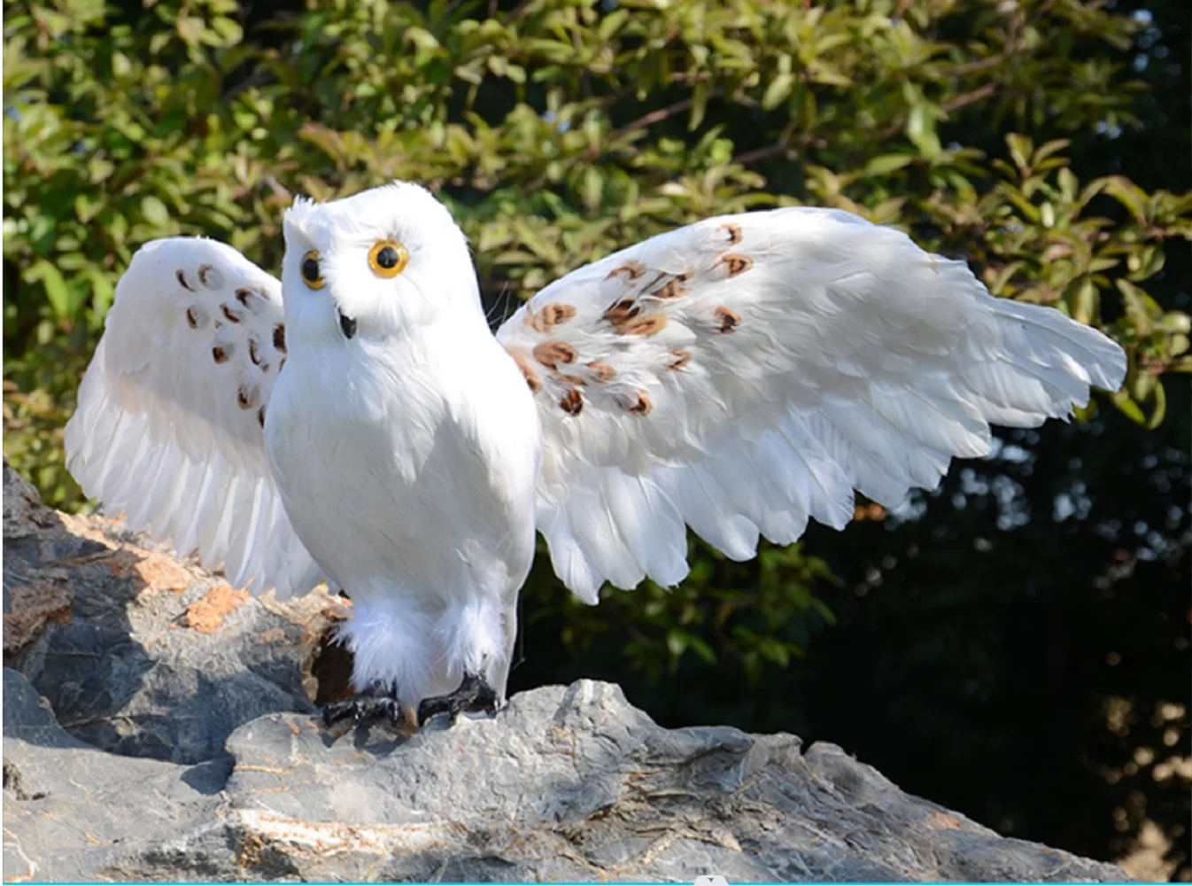 

new foam&feather wings owl model Halloween Handicraft Home Garden Decoration gift About 30X60cm c2746