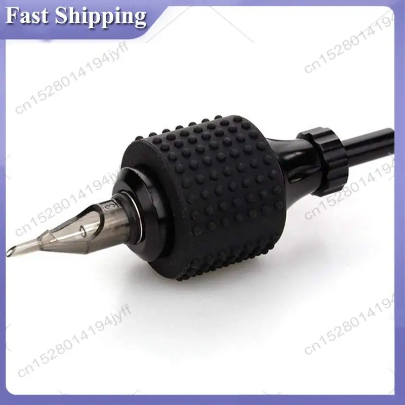 -ABDH 5X 문신 공급 식품 등급 실리콘 문신 그립 커버 Dia 25Xh30mm 문신 그립 문신 펜 액세서리 공급