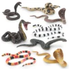Simulated wild reptile, cobra, python, green forest python, coral snake, children's cognitive decorative ornament toy 1
