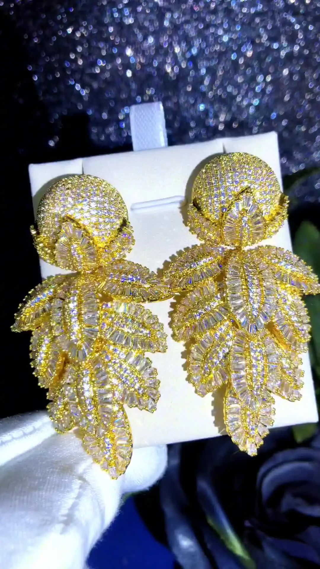 Missvikki Luxury Big Drop Pendant Earrings For Women Bridal Wedding Daily Surper Jewelry Noble Luxury Gorgeous High Quality