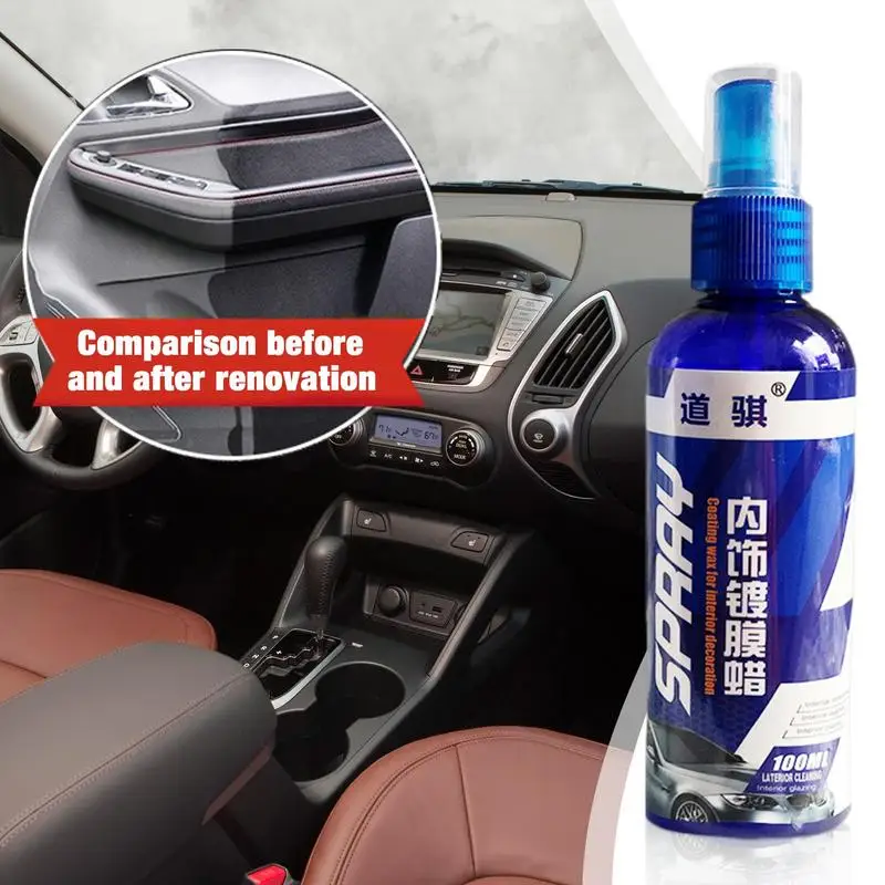 

Car Leather Cleaner Car Screen Cleaner Car Cleaning Kit 100ml Leather Conditioner For Car Interior Interior Car Refurbishment