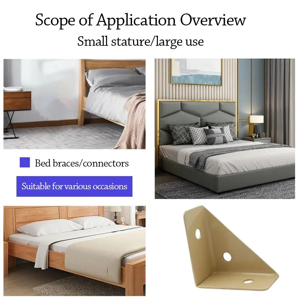 5Pcs/set Durable Metal Corner Brackets Furniture Hardware Thickened Fasten Connector Protector Fixed Support
