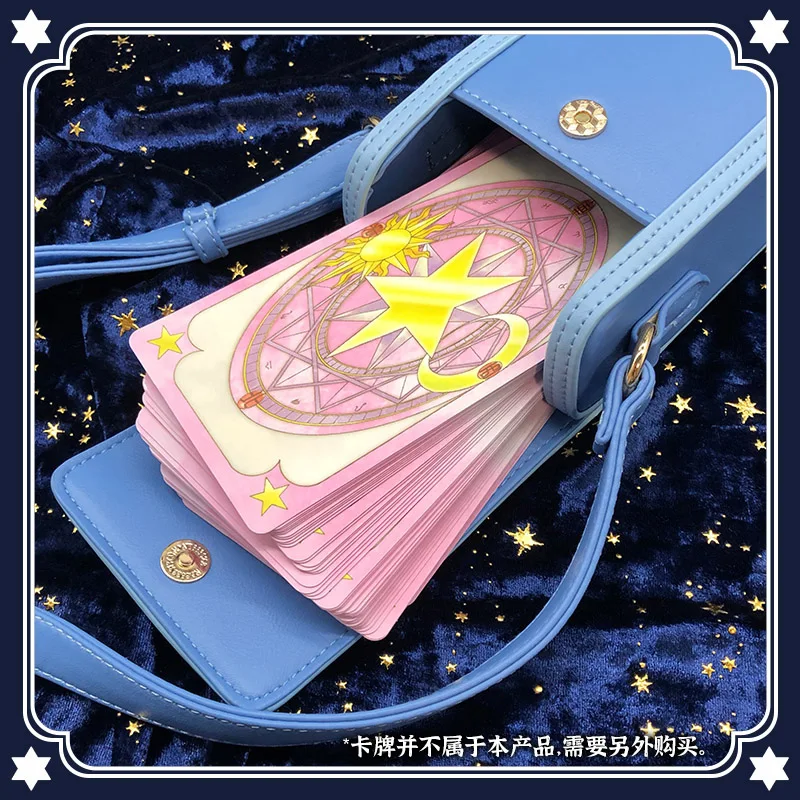 Card Captor SAKURA Clow Card Shoulder Bag Pink Square Crossbody Bag Handbag  Gift