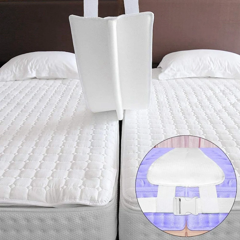 Bed Bridge Twin to King Converter Kit Adjustable Mattress Connector for Bed BedspaceFiller Twin Connector bed gap filler
