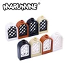 Marumine 30044 Window 1x2x2 2/3 With Rounded Top Pane Lattice 30046 10PCS MOC Bricks Parts Building Blocks Assembles Particles 1
