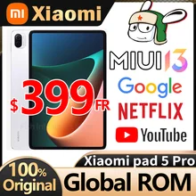 【MIUI 13 】Xiomi Mi כרית 5 פרו 11 אינץ 2.5K LCD 120Hz מסך Snpdrgon 870 6G/8G RAM 128G/256G ROM 8600mAh WIFI6 Mi Tblet 5 פרו| |  