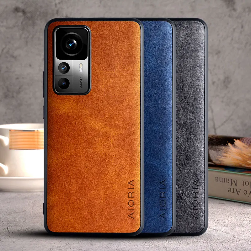 Luxury Vintage Leather Skin Phone Case - Premium Protective Cover