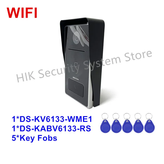 Hikvision WIFI IP Video Intercom System DS-KH8520-WTE1 DS-KH9310-WTE1 Indoor Monitor Screen Wireless Doorbell DS-KV6133-WME1 6