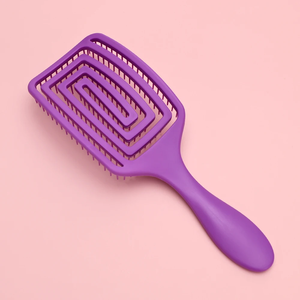 Salon Massage Scalp Hair Comb Barber Wet Hair Brush Women Hairdressing Styling Hair Tools Anti Static Detangling Hairbrush 5