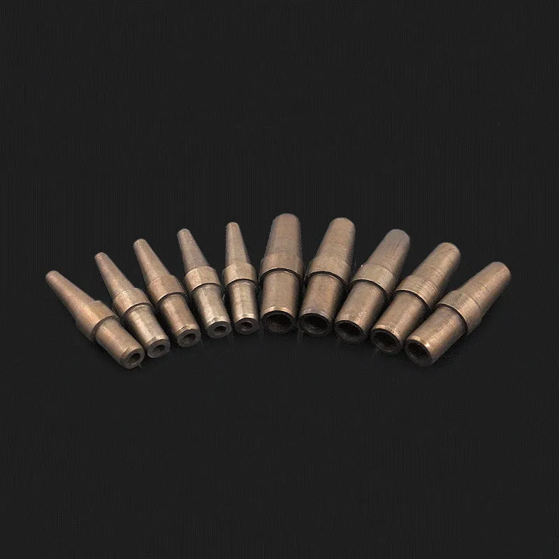 Leather Hole Puncher Leather Punching Awl Round Hole Punch Cutter Set Hole Punch Cutter Set Leather Hole Punch Leather Punch Tool Eyelet Installation Punch Tool Round Hole Punch Set Rivet Punch Tool 10Pcs Leather Punches Hole Cutting Special Tool For Punching Machine Replacing Scalp Leather DIY Accessories