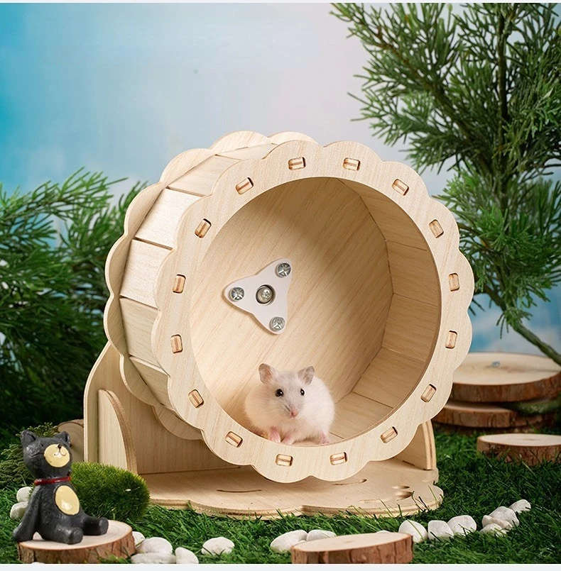 Tanie Hamster Wheel Toy, Wooden
