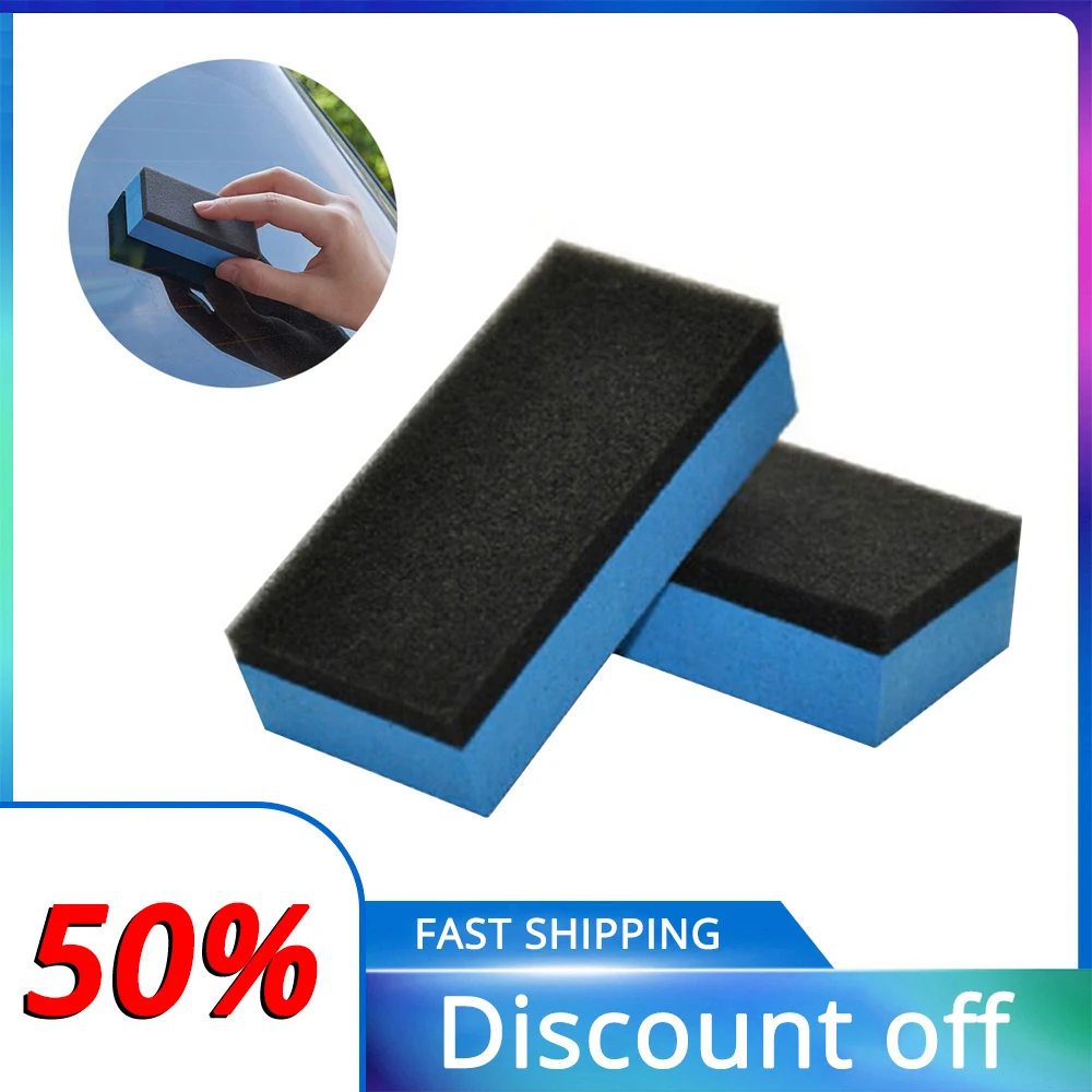 5/10pcs Car Ceramic Coating Sponge Automobiles Glass Nano Wax Coat