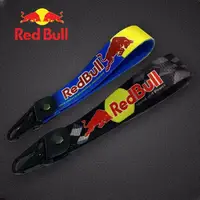 Red Bull Key Tag Racing Car Motorcycle Keychain Ring Car Lanyard Key Strap Car Accessories For Fake Taxi Keychain 1