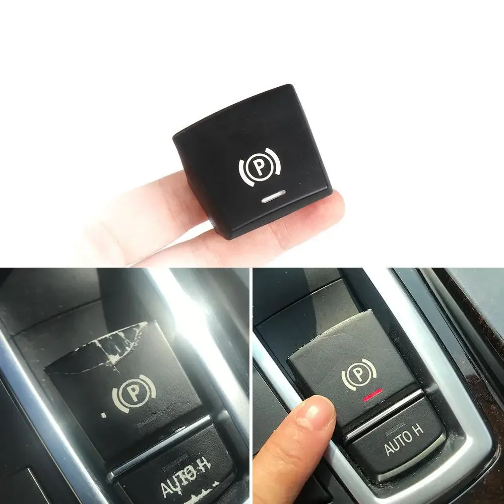 Car Handbrake Parking Brake P Button Switch Cover For BMW 5 7 F01 F02 F07 F10 F11 F18 F30 520 523 730 2009- 61312822518