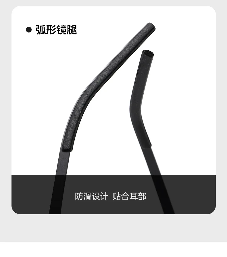 KLAR Vintage Double Bridge Acetat Titan Brillen für Herren Rahmen Myopie Brillen Bequemer ultraleichter Rahmen – Detail 6