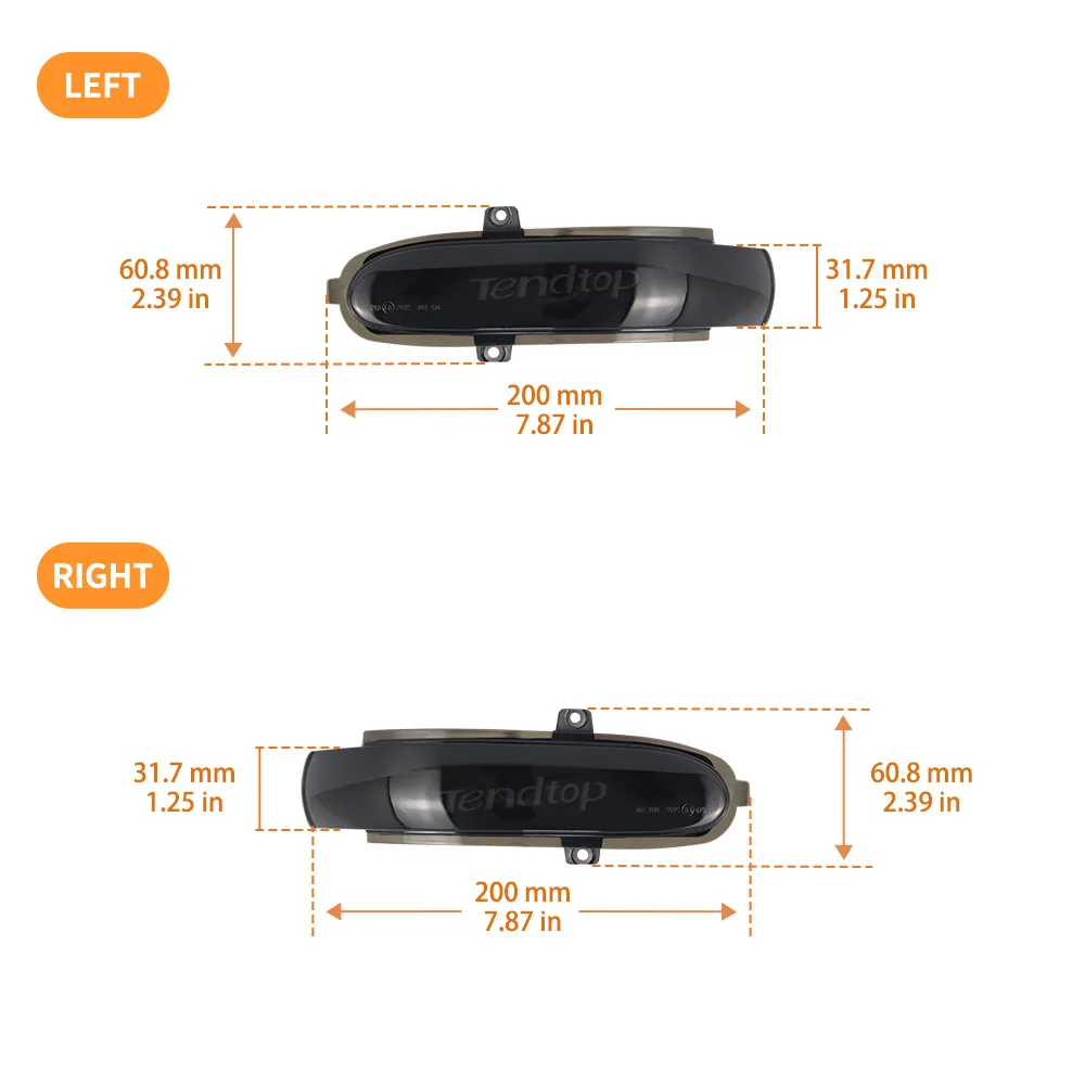 �޸������� ���� C Ŭ���� W203 S203 CL203 2000-2007 LED ���̳��� �������õ� ���̵� �̷� ����Ŀ ������ ����