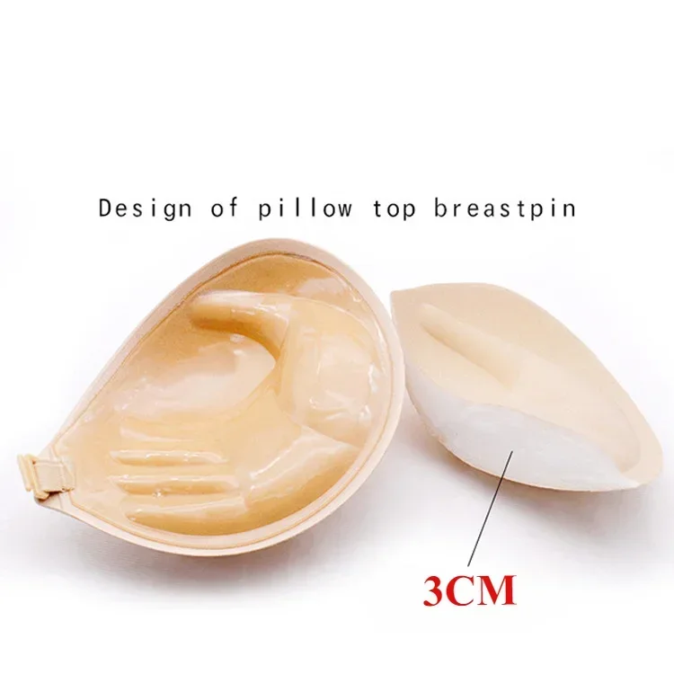 Palm Push Up Invisible Silicone Bra Womens Chest Stickers