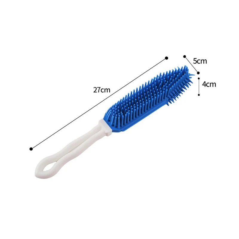 Cepillo de baño de silicona para mascotas, cepillo suave para perros, cepillo de ducha para gatos, peine de masaje para cachorros y gatitos, para lavar el cabello._voghion.com