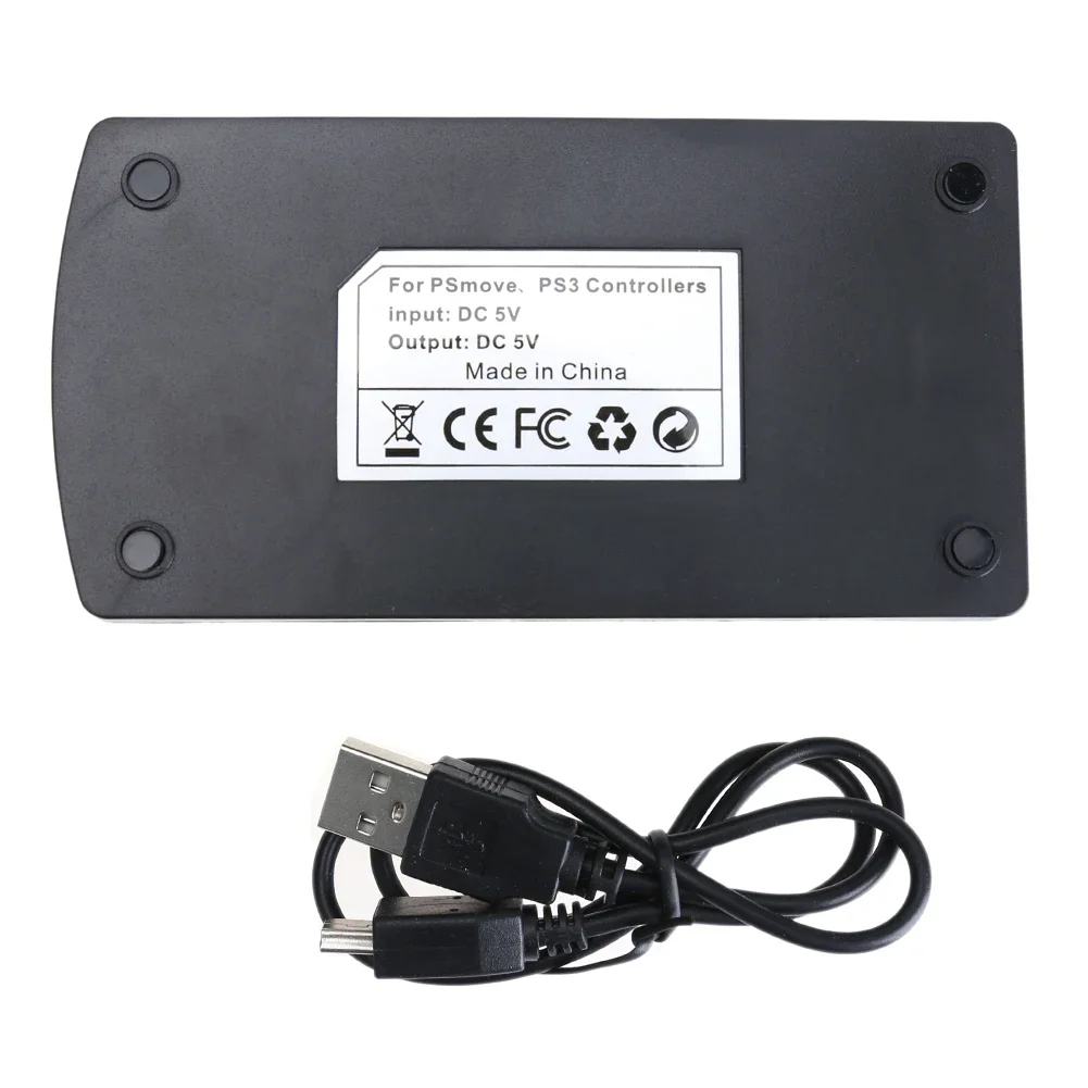 Vertical Charger Station Professional Game Controller Charging Station Accessories for PS3/PS3 Move Wireless Controller