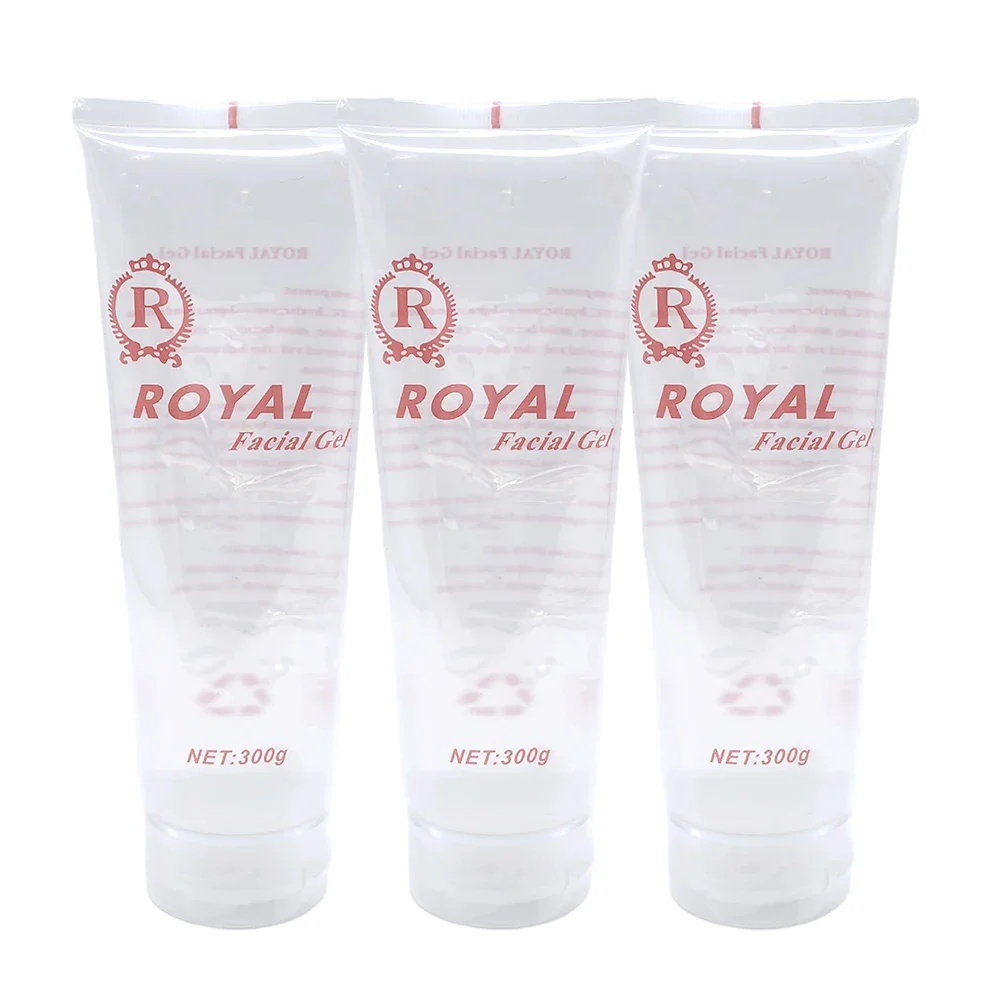 3Pcs Royal Ultrasound Gel Per Il Massaggio Del Corpo Del Viso Conduttore Gel Conduttivo Trasparente Collagene Per Il Ringiovanimento Della Pelle Micro