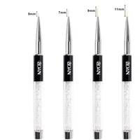 BQAN Professional 5mm/7mm/9mm Nail Brush Hand Draw Tips Drawing Line Painting Pen Tools Manicure Nail Art Brush Decoration 1